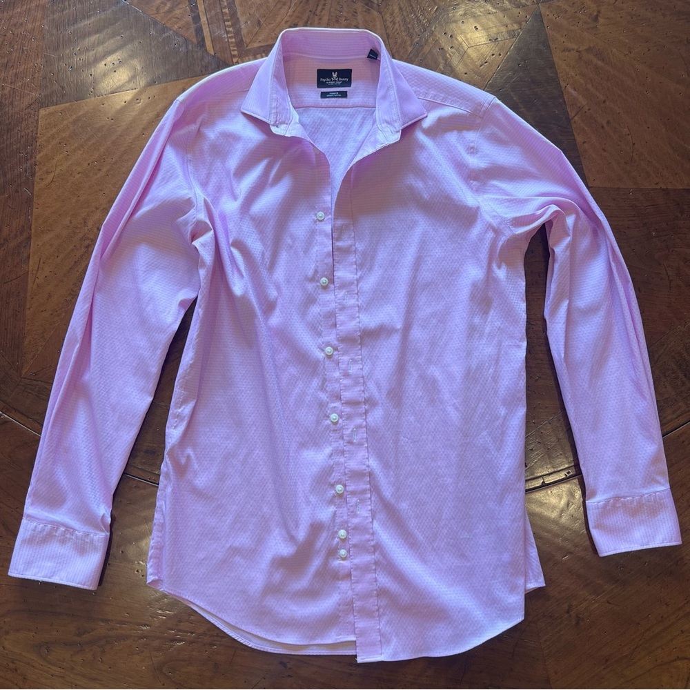 Psycho Bunny Light Pink Dress Shirt